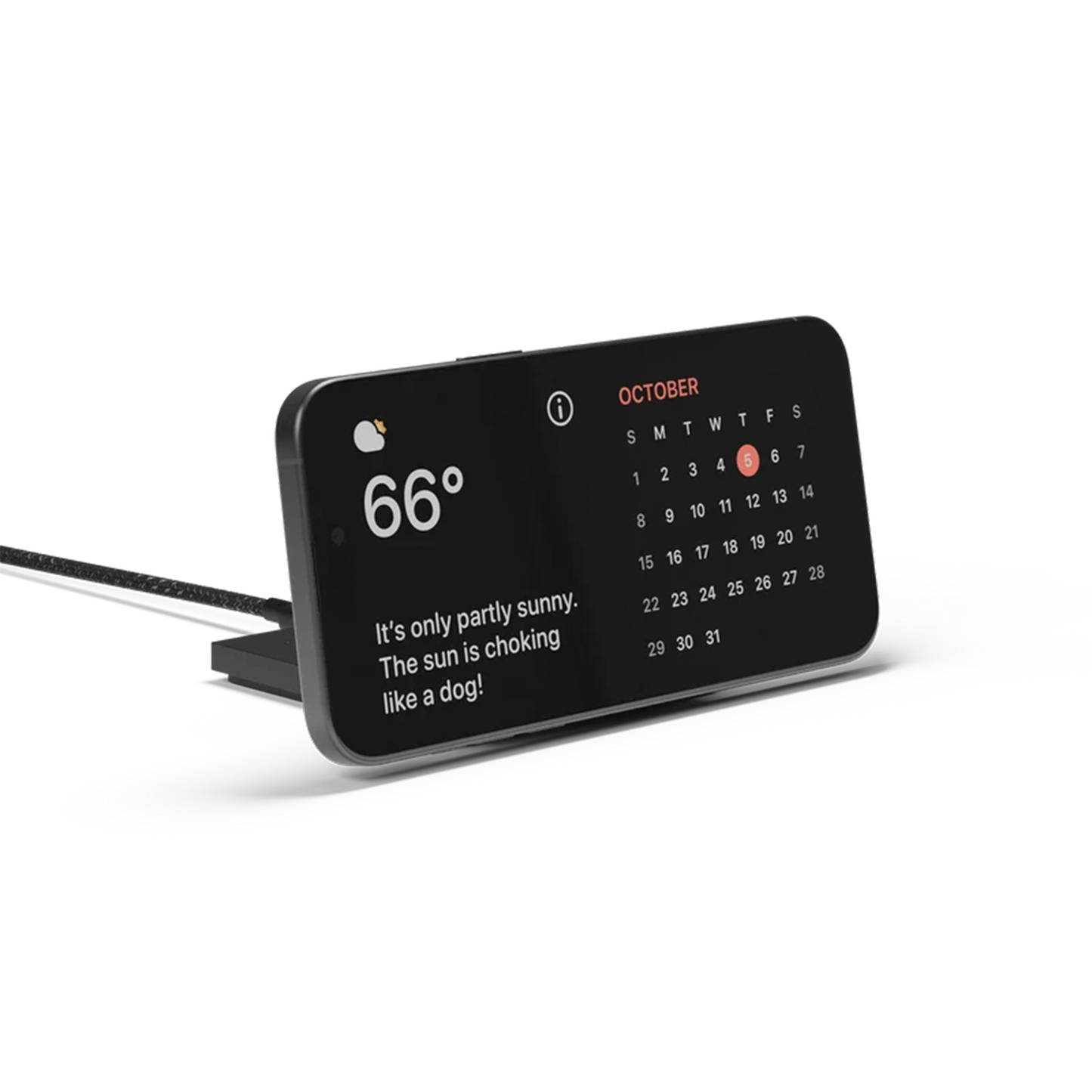 Foldable Magnetic Wireless Charger With Adjustable Viewing Angle